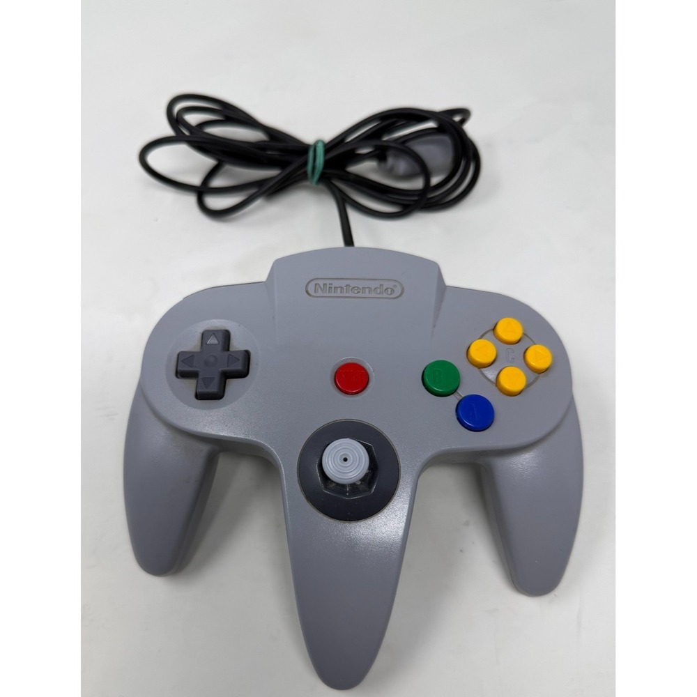 Nintendo 64 N64 Gray Controller OEM Original NUS-005 Gamepad